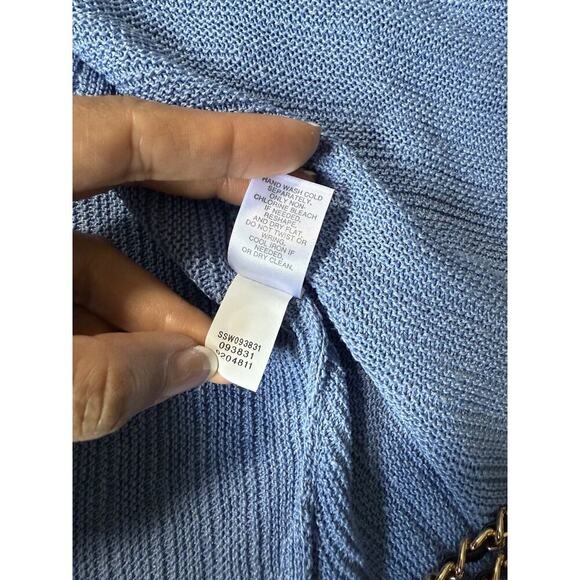 Lafayette 148 New York Loose Knit Button Front Linen Blend Cardigan Size Small - Picture 10 of 10